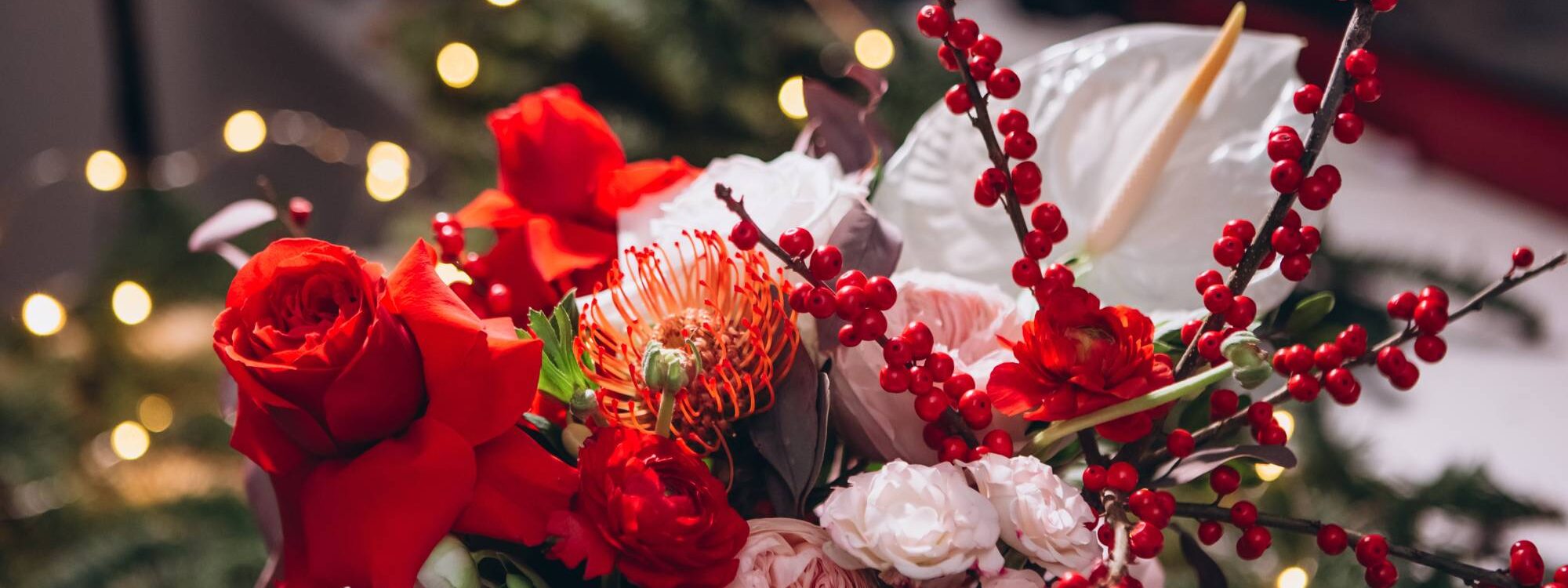 FLEUR_NOEL 2000X750 | Le temps d'une Fleur Quelles fleurs choisir pour une décoration de Noël originale ? Audincourt