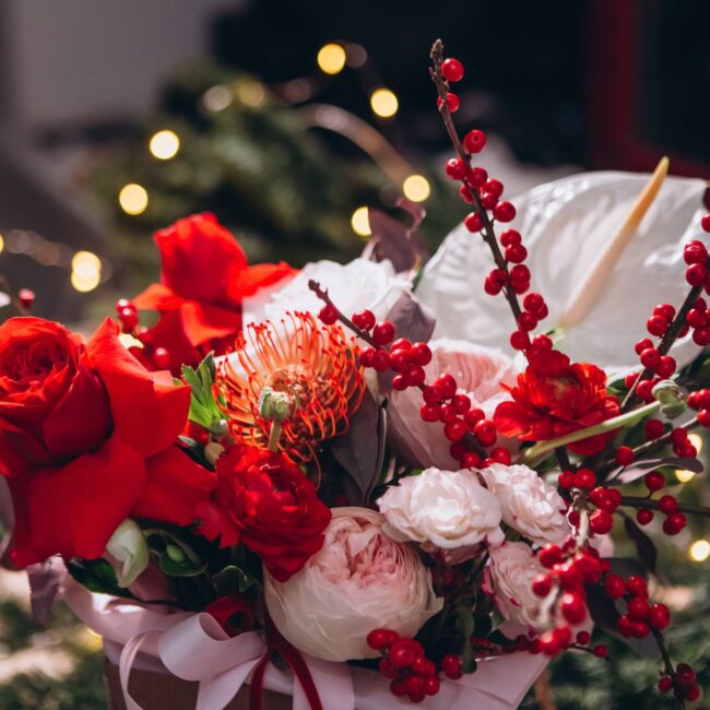 Quelles fleurs choisir pour une d&eacute;coration de No&euml;l originale ? Audincourt